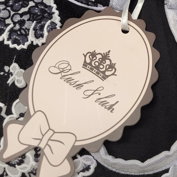 𝅺FLORAL Black White Mandarin Collar Chinese Cheongsam Style Sleeveless Dress S/ - Picture 4 of 9